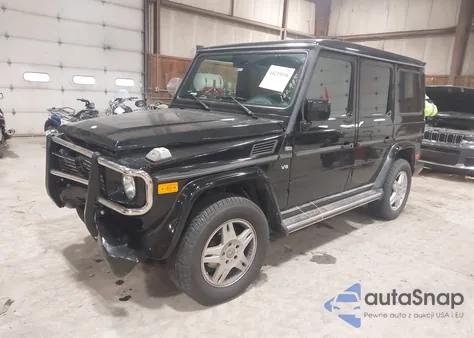 2002 Mercedes-Benz G 500 z USA, uszkodzony, nr VIN WDCYR49E52X128365